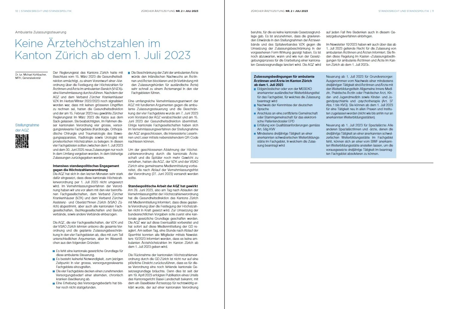 PDF der Zürcher Ärztezeitung